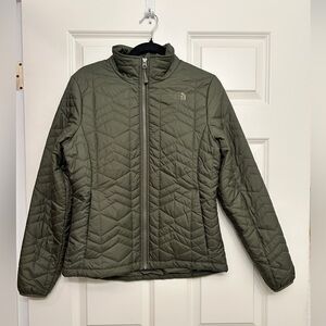 The North Face Olive Green Quilted Bombay Jacket M